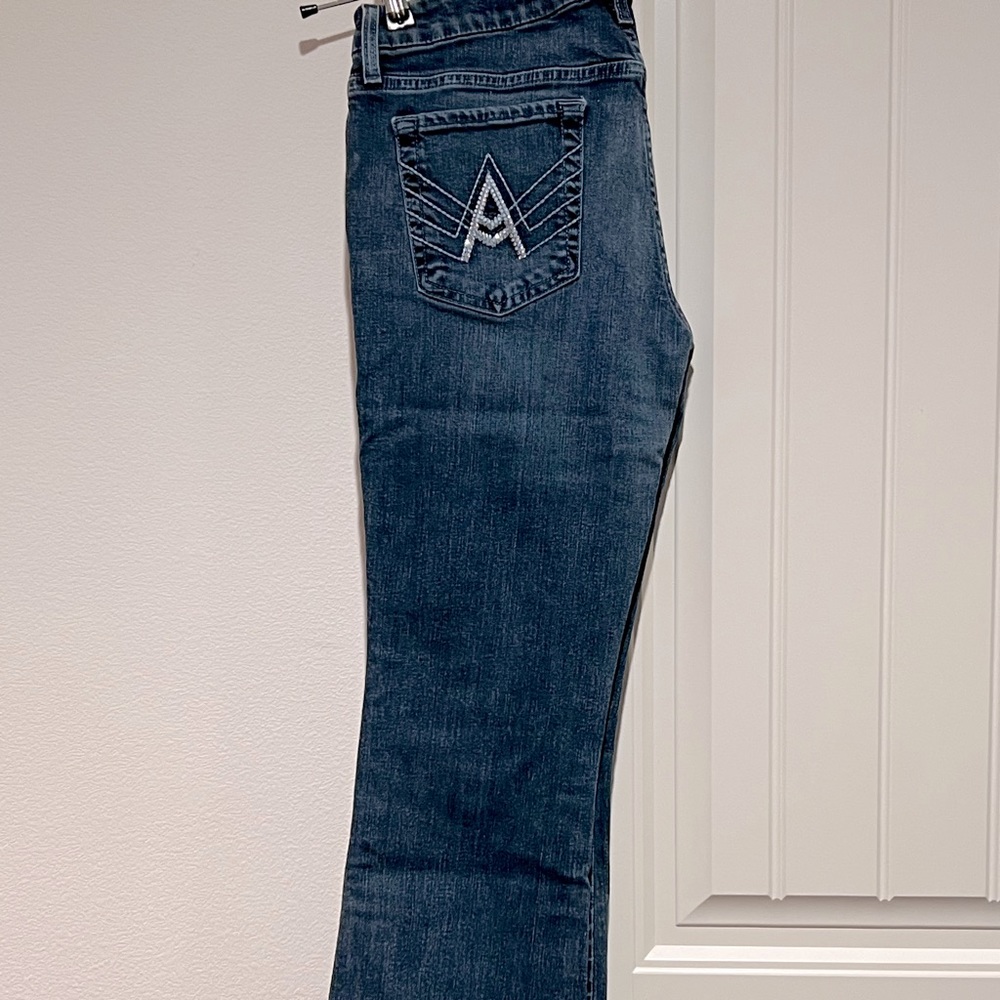 7 for all mankind A pocket jeans. Swarovski Crystal “A”